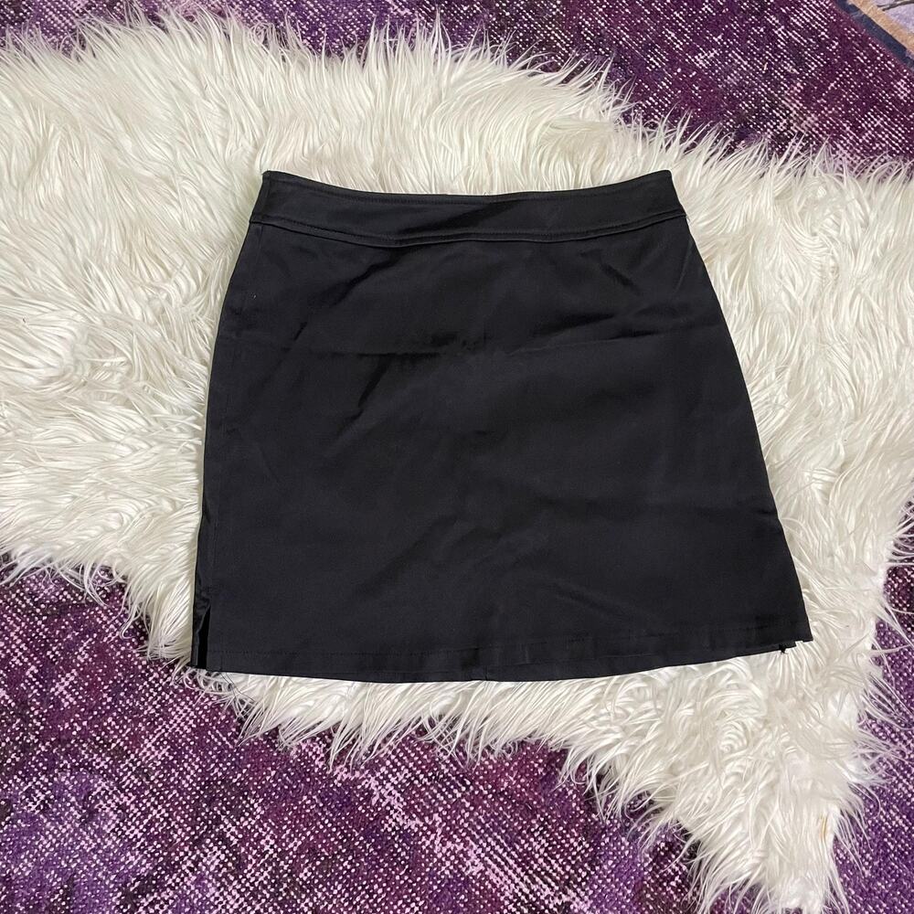 90s vintage rampage black mini skirt